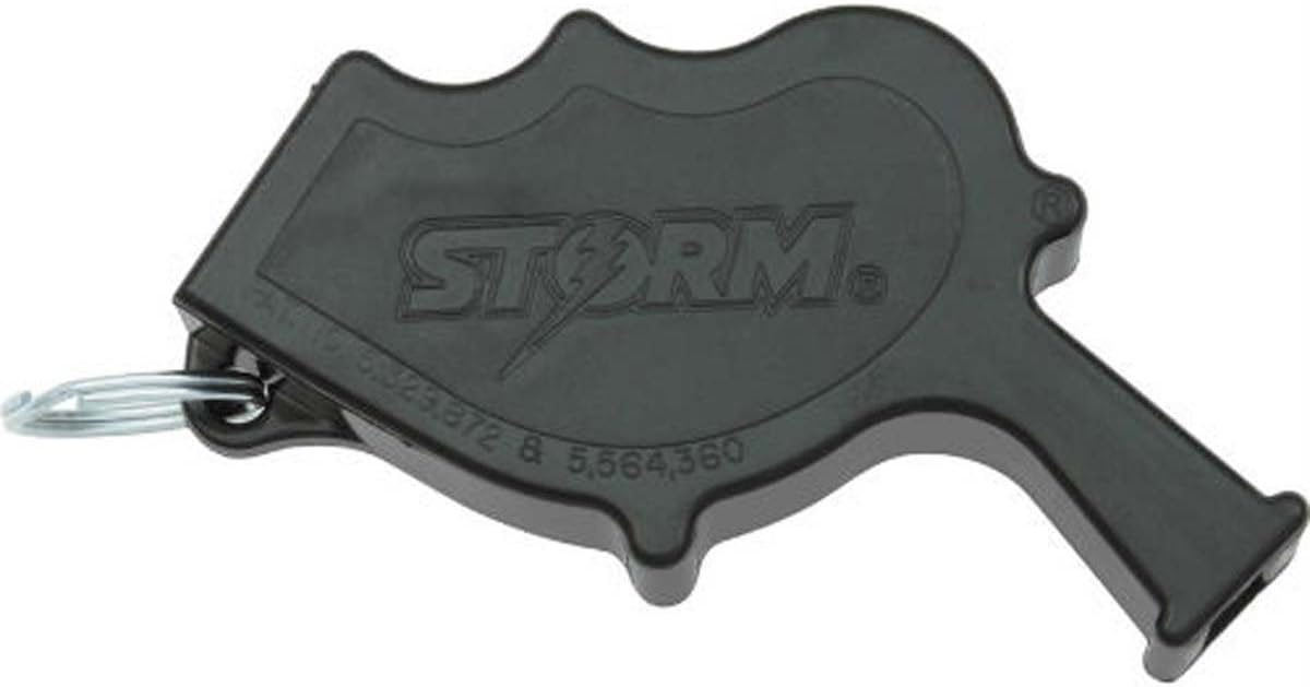 Safety Whistle - The All Weather Whistle (Black)