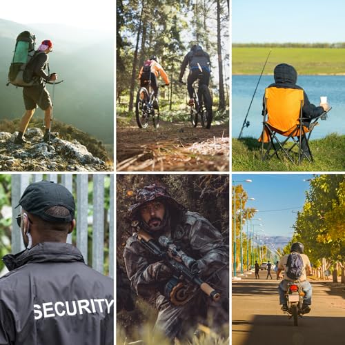 Let Me Be FoldPanel Chest Vest Set, Chest Rig Phone Mount for Plate Carrier Accessory Navigation Board, Outdoor Hiking Fishing Cycling Tactical Vest Wearable Phone Carrier for 4.7"-6.7" Screen (Tan)