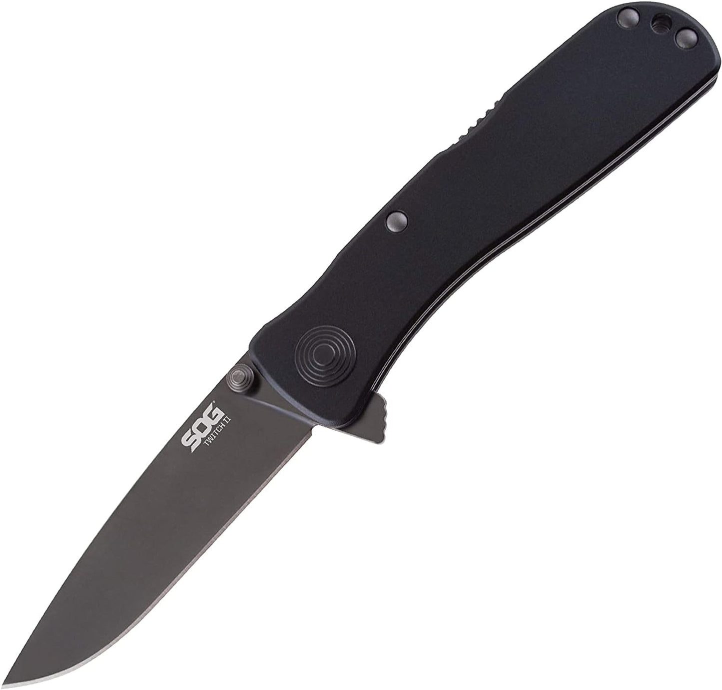 SOG Twitch II Drop Point 2.65in Everyday Carry Portable Compact Well-Rounded Camping Pocket Folding Knife | AUS-8 Steel Blade