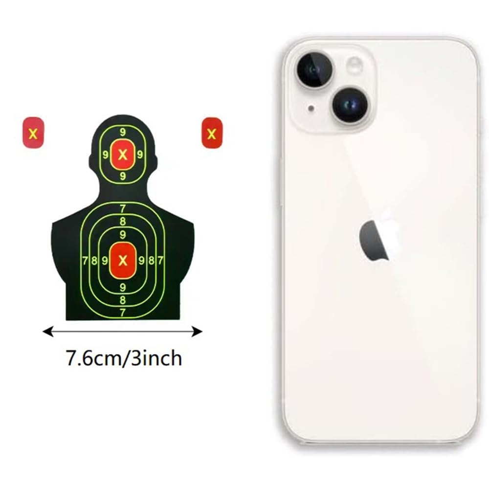 Targets for Hunting & Shooting with 200pcs/roll Airsoft Target for Backyard Gun Range Targets for Hunting Practice Training