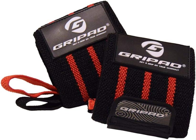12" x 3" Weight Lifting Support Wrist Wraps, Strong Wrist Wraps, 2 Thumb Loops – Great for Weightlifting, Powerlifting, Bodybuilding, Strength & Cross-Training.