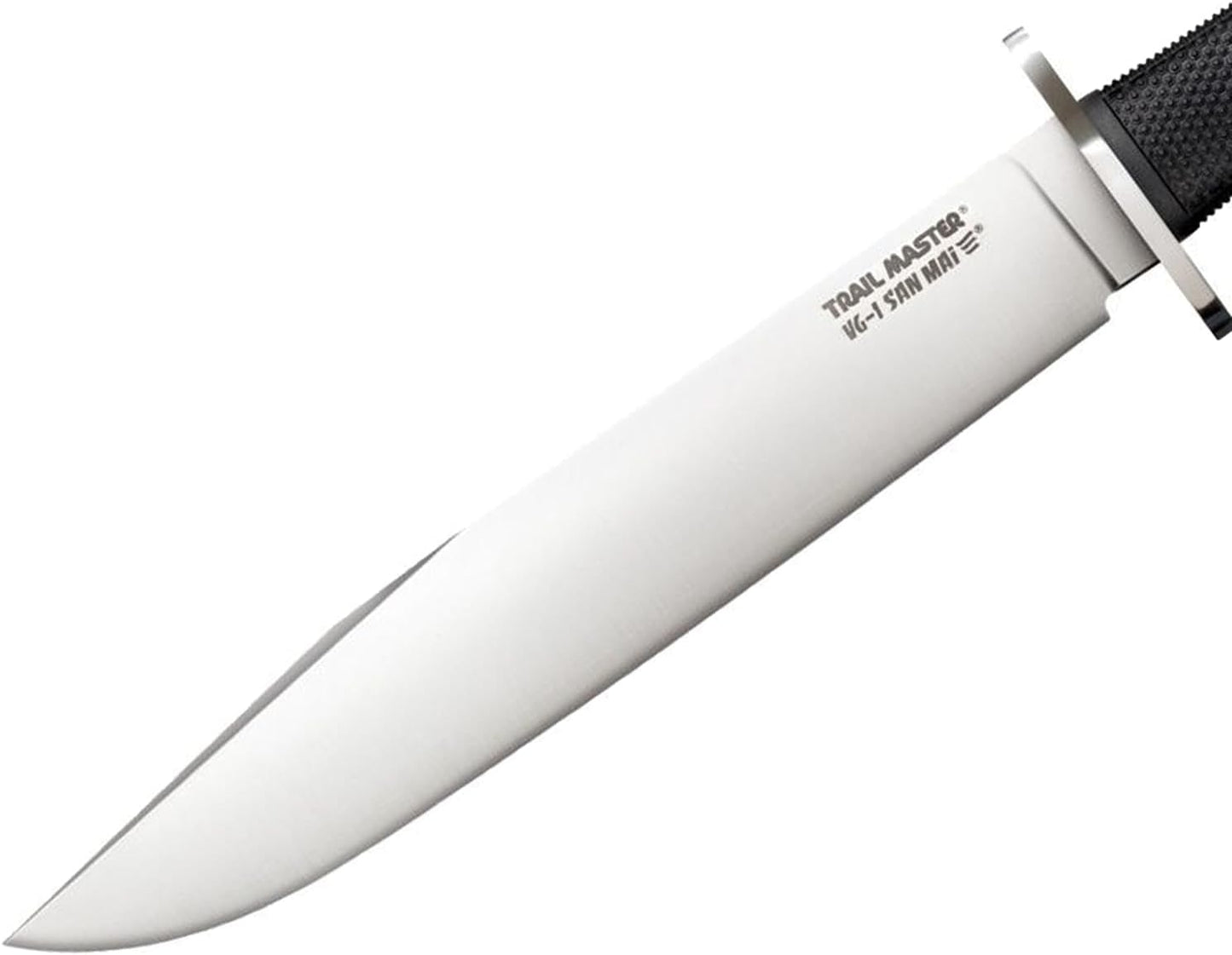 Cold Steel Trail Master 9.5" VG1 San Mai III Clip-Point Blade 5.125" Kray-Ex Handle Tactical Fixed Blade Knife w/Secure-Ex Sheath