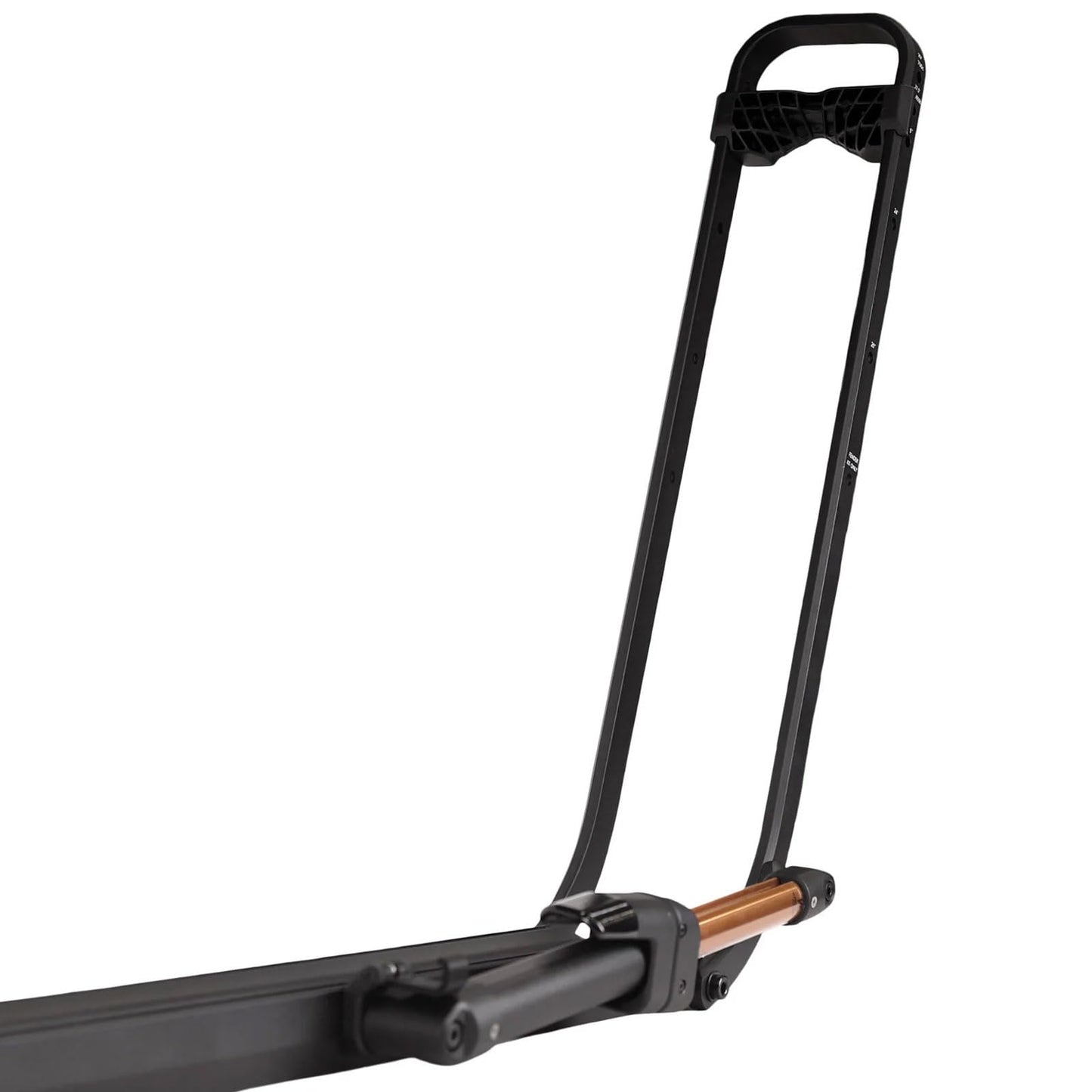 KUAT Piston SR - Secure Rugged Durable Kashima-Coated Portable Foldable Easy-to-Use No Frame Contact Rooftop Bike Rack with 53" Max Wheelbase & 5" Max Tire Width, 1 Bike Capacity