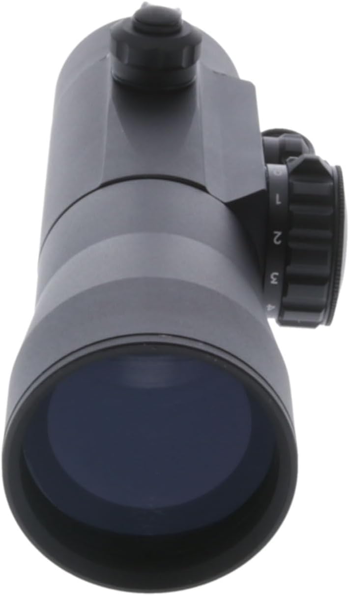 TruGlo Red-Dot Traditional Mount 2x42mm Hunting Tactical Weapon Sight with 11-Position Rheostat for Brightness Adjustment, Black