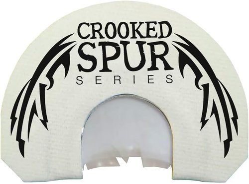 FOXPRO White V Cut Slash Crooked Spur Turkey Mouth Call Designed with 3 Reed Prophylactic