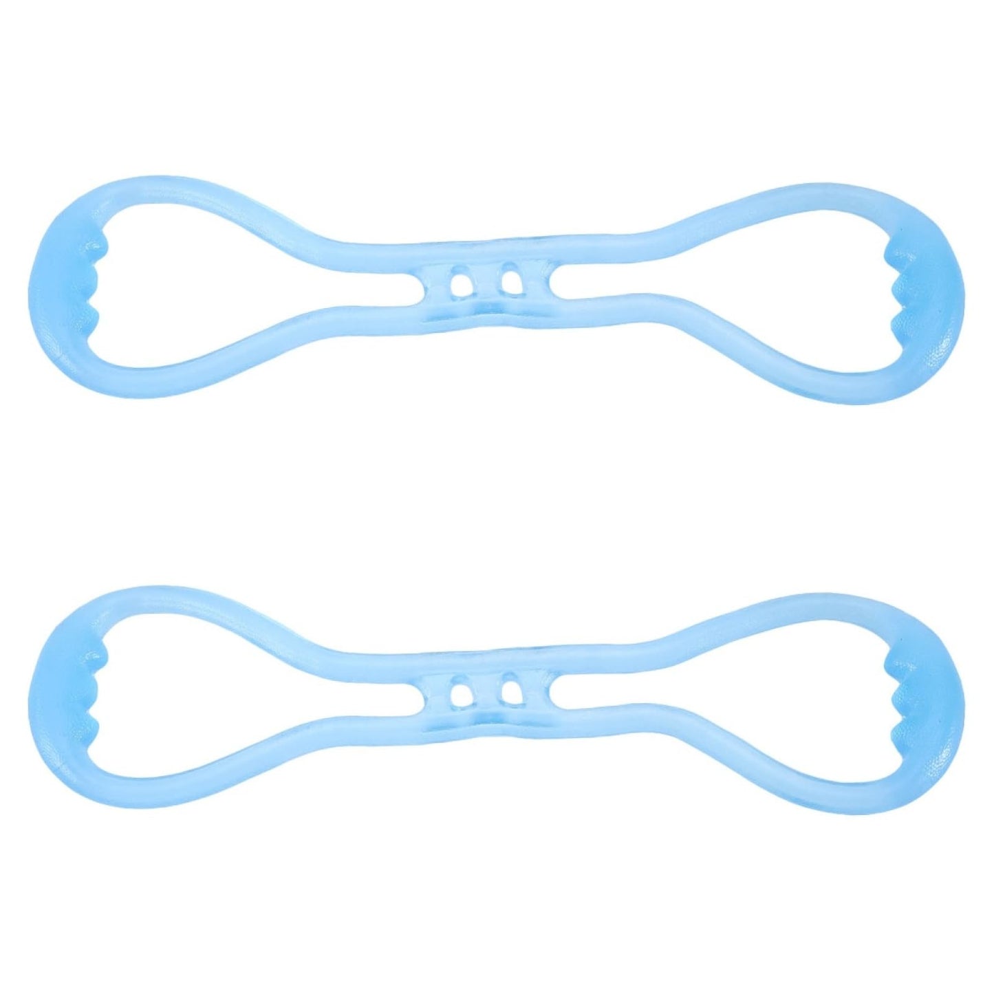 Kisangel 2pcs Silicone Yoga Tension Band 8-Shaped Strap Rope Elastic Pull Bands for Multifunctional Stretching Resistance Workout
