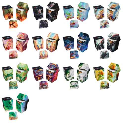 Final Fantasy X Universes Beyond Summon Primal Odin Deck Box for Magic: The Gathering - 100+ Card Storage with Divider
