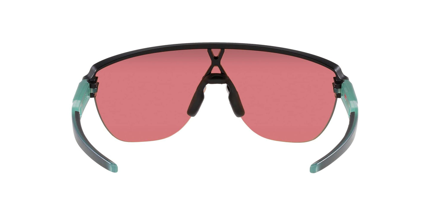 Oakley Men's OO9248 Corridor Rectangular Sunglasses, Matte Black/Prizm Trail Torch, 42 mm