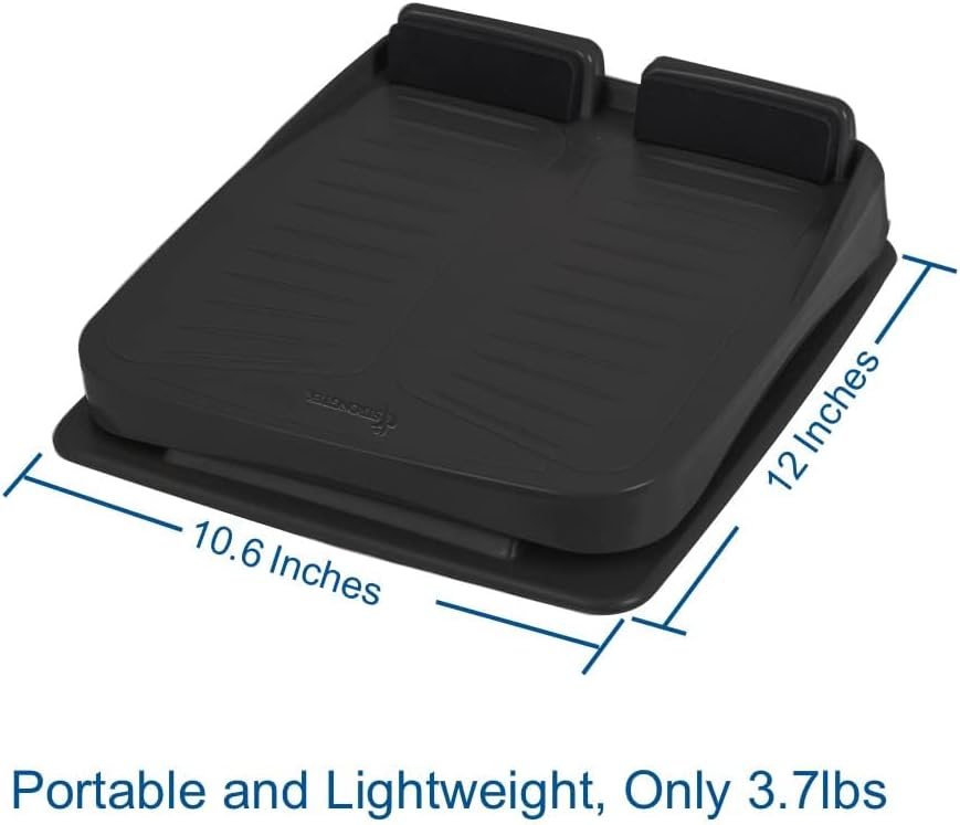 StrongTek Portable Slant Board, Lightweight 3.7 lbs, 5-Level Adjustable Calf Stretch Board (20°–50°) with Non-Slip Surface for Safe Stretching, Improved Ankle Flexibility, Balance & Rehab Anywhere