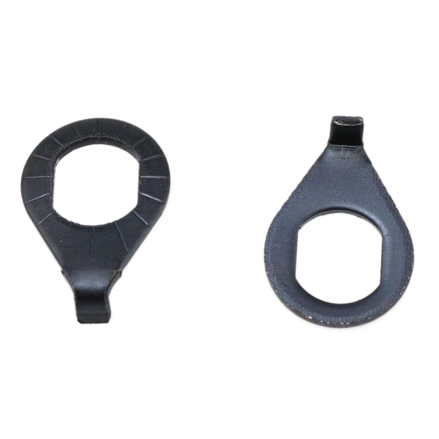 Meuey Lyot -Bicycle Hub 3/8 Inch Black Flange Shaft Nut Kits, with Front and Rear Bicycle Wheel Safety Washers -8psc