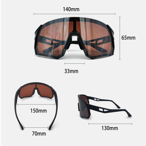 Wynthorix Running Sunglasses for Men Women Sports Sunglasses for Pickleball Baseball Softball Cycling Fishing (ocean blue frame amber lenses with silver tinted)