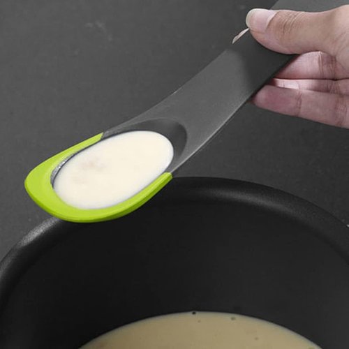 Joseph Joseph - Uni-tool 5-in-1 Silicone Kitchen Utensil, Slotted Spoon, Turner, Cutting Tool, Solid Spoon and Spatula in one- Grey