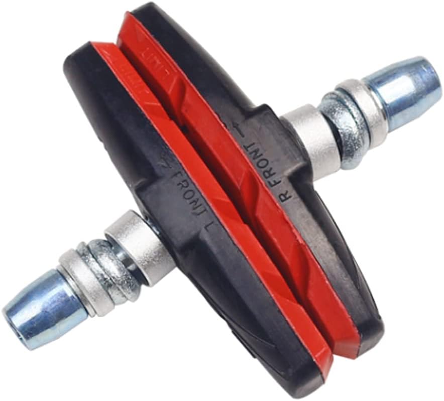 2 Pairs (4 Pieces) MTB Bike Cycle Bicycle Rubber V-Brake Pads No-Noise No-Skid, 70mm