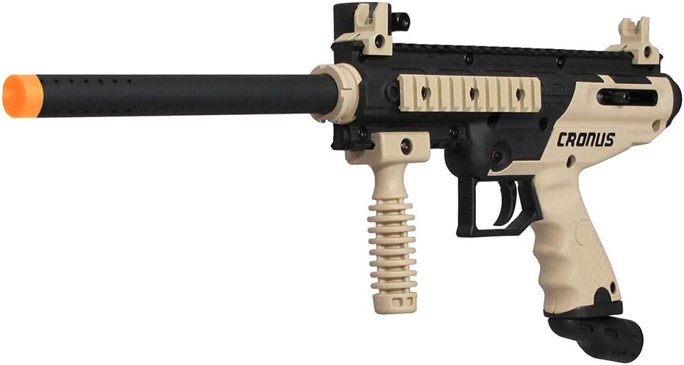 Tippmann Cronus Paintball Marker Gun - Black, Compact & Lightweight 17" x 13" x 3.3"