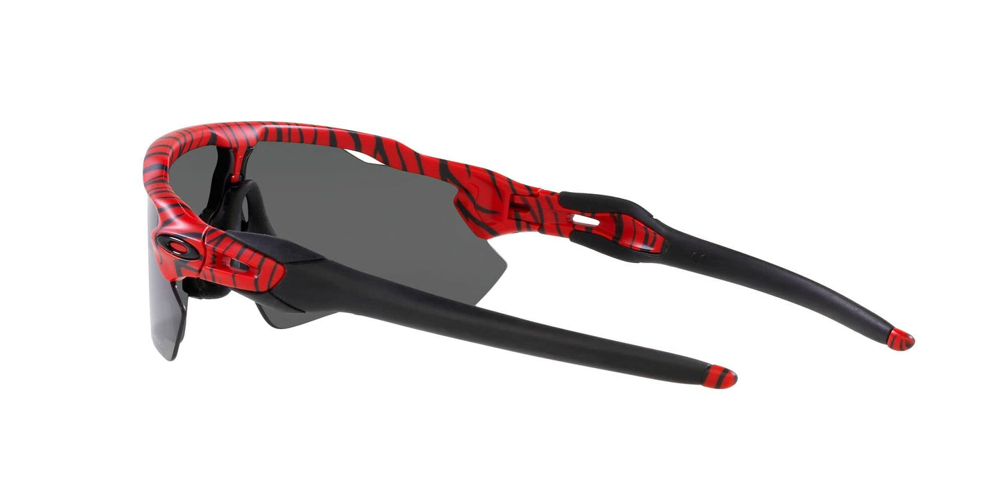 Oakley Men's OO9208 Radar EV Path Rectangular Sunglasses, Red Tiger/Prizm Black, 38 mm