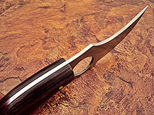 Poshland Custom Handmade Damascus Steel Knife, Bone Collector - Beautiful knife (BC-1093)