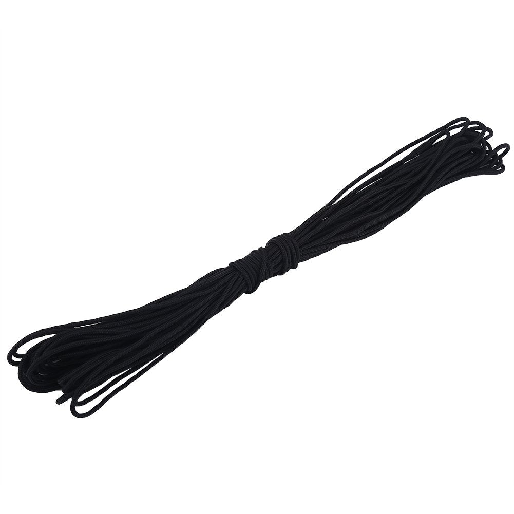 2Mm Paracord Black Paracord, 2Mm Black 2Mm Dia 1 Strand Core Multi Function Paracord For Camping Climbing Tying Rope(31M) (15)