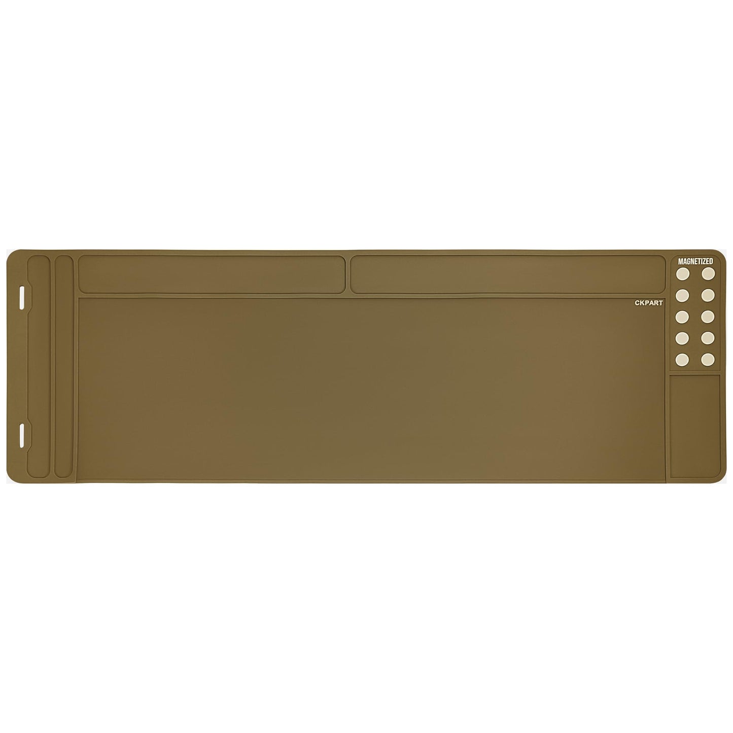CKPART Rifle Gun Cleaning Mat, Anti-Slip Rubber Gun Mat, Gun Maintenance Mat,Gun Maintenance Mat for Gun Cleaning Kit 35.82" x 12" (Brown)