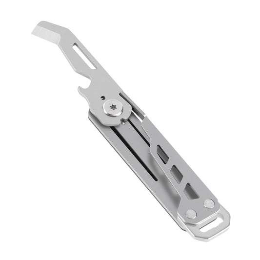 Keychain Bottle Opener, 2 in 1 Keychain Multi Tool, Portable Pocket Box Cutter, Stainless Steel Utility Gadget, Gift for Women, Men, Father, Christmas
