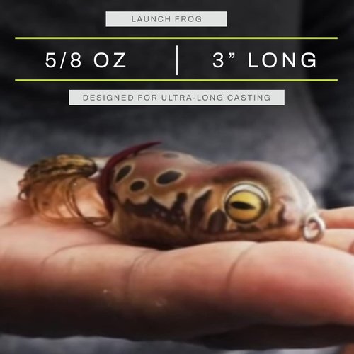 Scum Frog Launch XS Topwater Frog Pattern | Sloppy Toad, 5/8 oz. (PN: L2446)