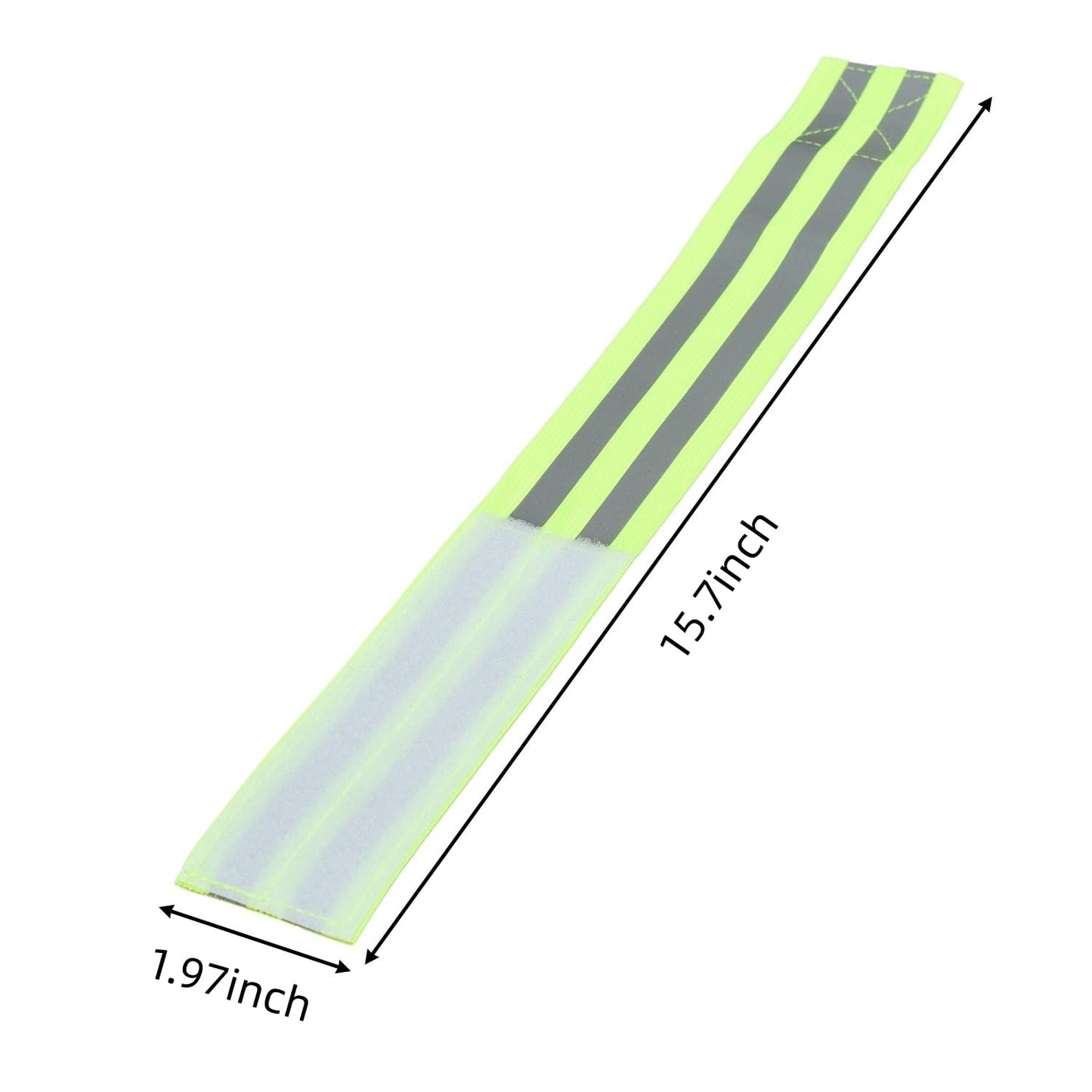 Kamozimi Reflective Bands for Night Walking Reflective Arm Bands Set of 6 Double Reflective Bands for Outdoor Cycling, Hiking, Jogging, Motorcycle Riding or Running