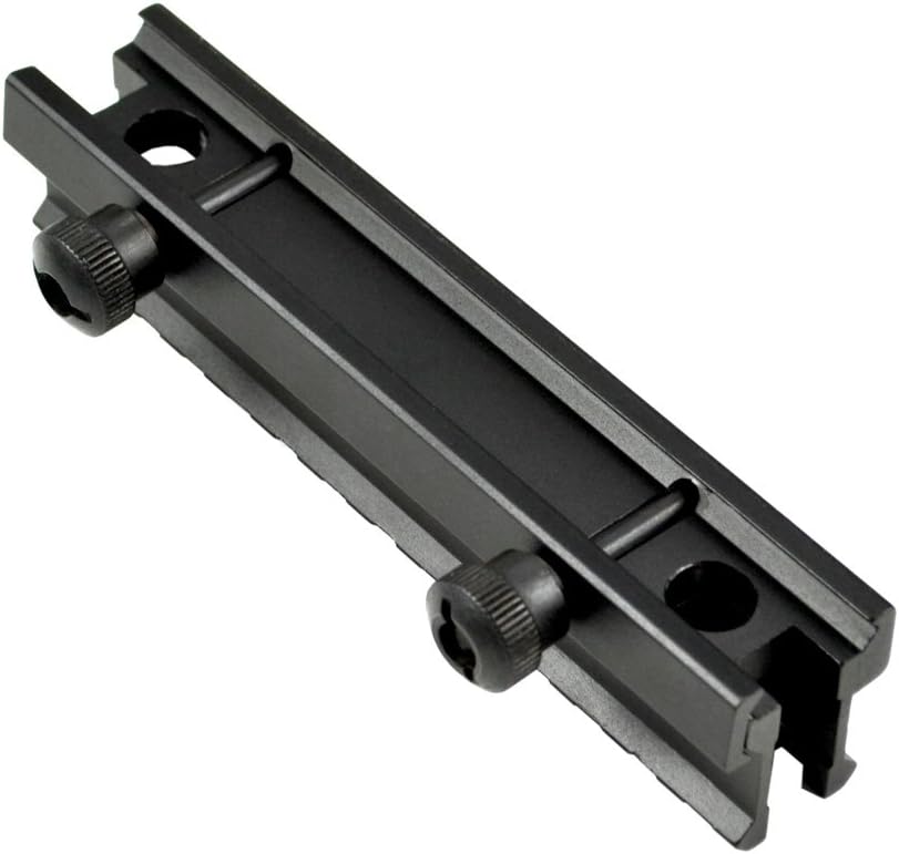 SNIPER1" High 13 Picatinny Slots, Hi-profile, Full Size Riser Mount, Hard Anodized, Black