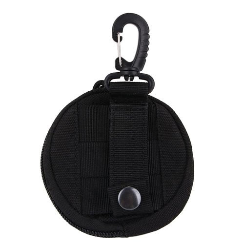 2PCS Small Coin Purse Molle Bag, Waist Belt Bag Wallet Pouch Purse Phone Case Earbuds Bag with Zipper, Universal Bags EDC Pouch