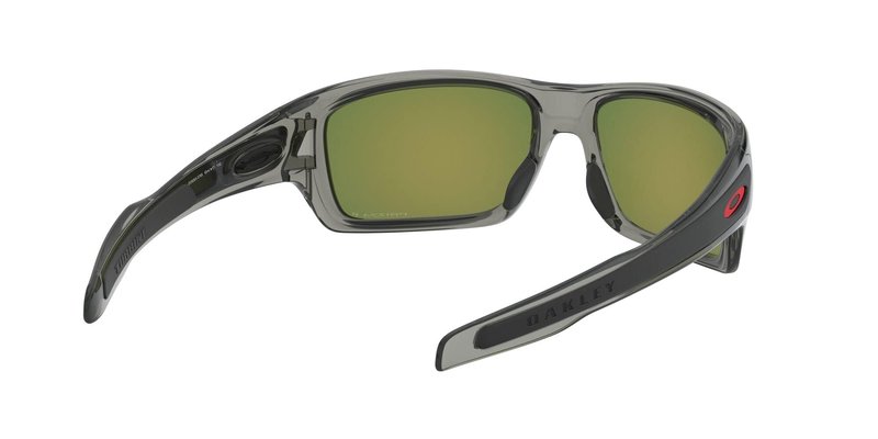 Oakley Sunglasses for Men - OO9263 Turbine Rectangular Polarized Sunglasses PRIZM Lenses - Grey Ink/PRIZM Ruby Polarized - Size 63