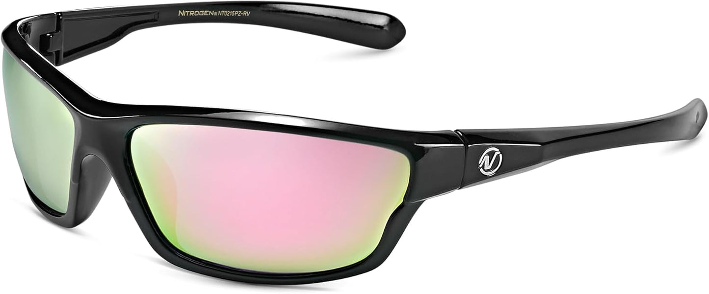 Nitrogen Polarized Wrap Around Sport Sunglasses for Men Women UV400 Driving Fishing Running Sun Glasses