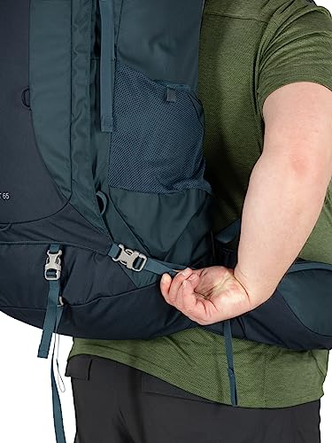 Osprey Volt 65L Men's Backpacking Backpack, Muted Space Blue, Extended Fit