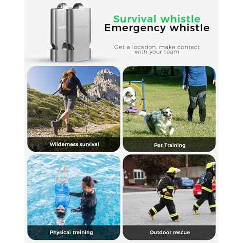 Emergency Survival Whistle Lifeguard Safety Whistle for Outdoor Camping Hiking-Loud Whistle up to 120~130db