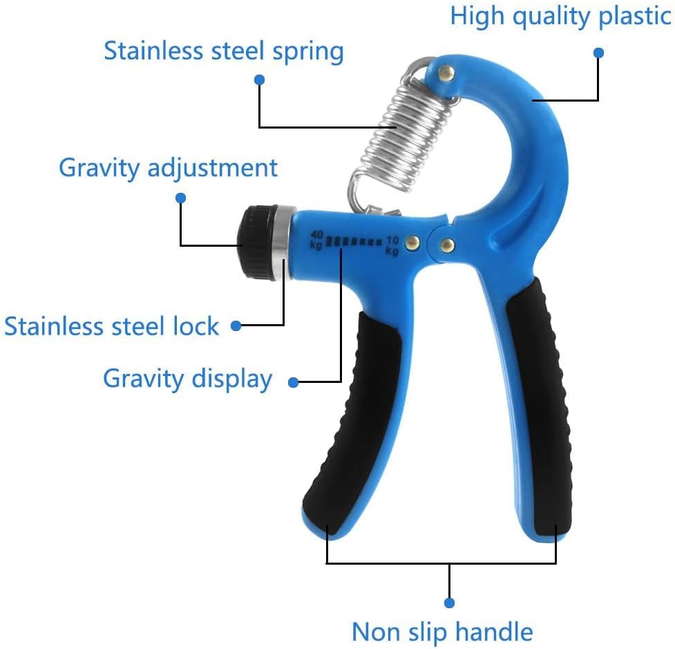 Hand Grips Strengthener, Adjustable Resistance 22-88 Lbs, Hand Exerciser Strength Trainer Hand-muscle Developer , Build Hand Finger Wrist and Forearm Strength Easily