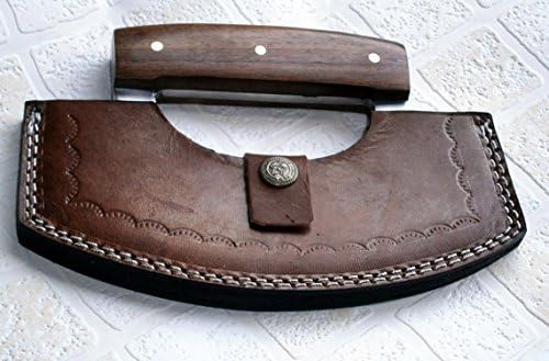 TTC-111 Custom Handmade Ulu kitchen Knife -Wood Handle (TTC-111)