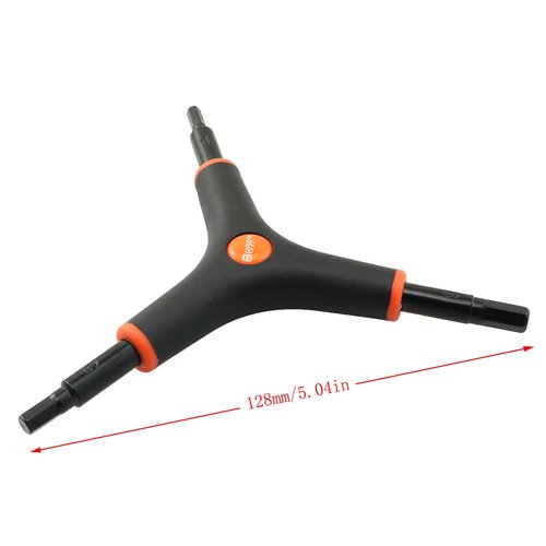 RLECS Y Shape Bike Hex Wrench 3 Way Allen Wrench 4mm 5mm 6mm Bicycle Cycling Torque Spanner