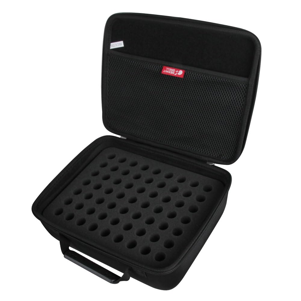 Hermitshell Hard Travel Case Fits Crosman/Umarexss/Blue Flag CO2 Cartridges12-Gram (Case for 63-Pack)