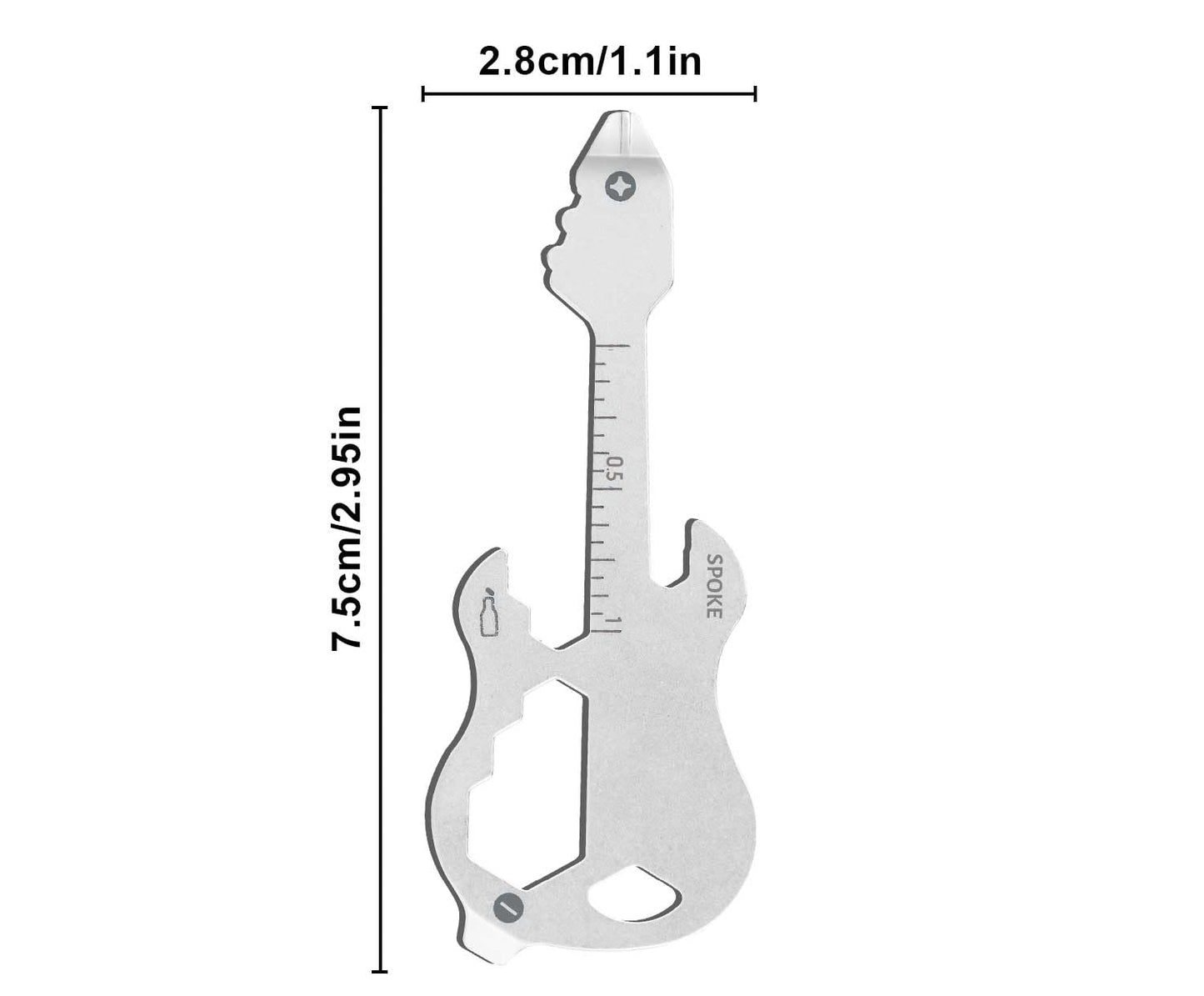12 in 1 Keychain Multi-tool, Gifts for Men Boyfriend Dad, Father's Day Birthday Gifts, Mini EDC gadgets Tool Gear Bottle Opener for Camping Survival