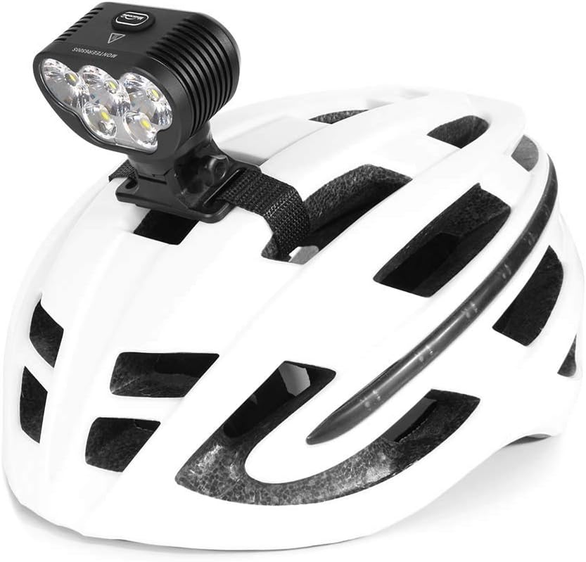 Magicshine Helmet Mount Bracket with Straps MJ-6260B, Compatible with Garmin, Adjustable Bracket for Allty, Monteer, RN, MJ-900S Bike Lights