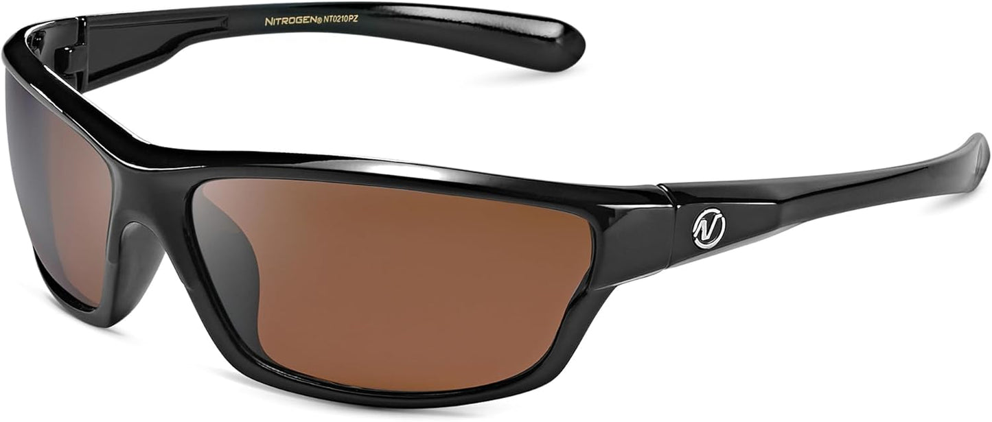 Nitrogen Polarized Wrap Around Sport Sunglasses for Men Women UV400 Driving Fishing Running Sun Glasses