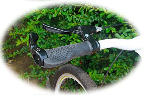 BicycleStore® 1 Pair Universal Aluminum Alloy Bicycle Brake Handle Mountain Road Bike Brake Lever Diameter 22mm(Black)