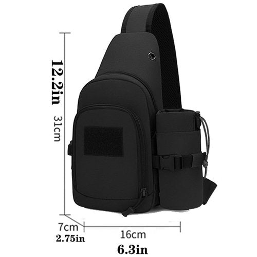 NEINUO hiking backpack, ultra-light waterproof tactical backpack lightweight suitable for men and women camping hiking (black), subsize