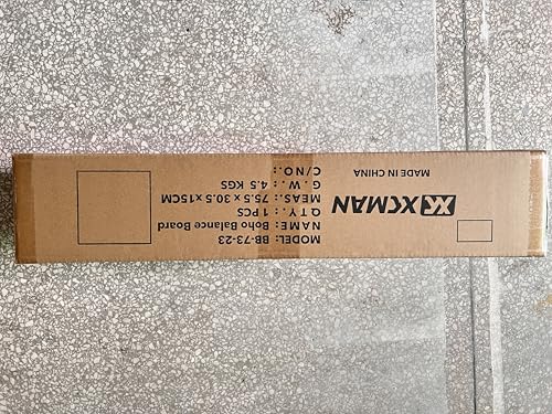 XCMAN Surf Balance Board Trainer with Roller Wooden Exercise Balancing Stability Trainer - Non Slip Surface for Adults Kids|Balance Board Surfing,Skateboarding,Hockey,Yoga