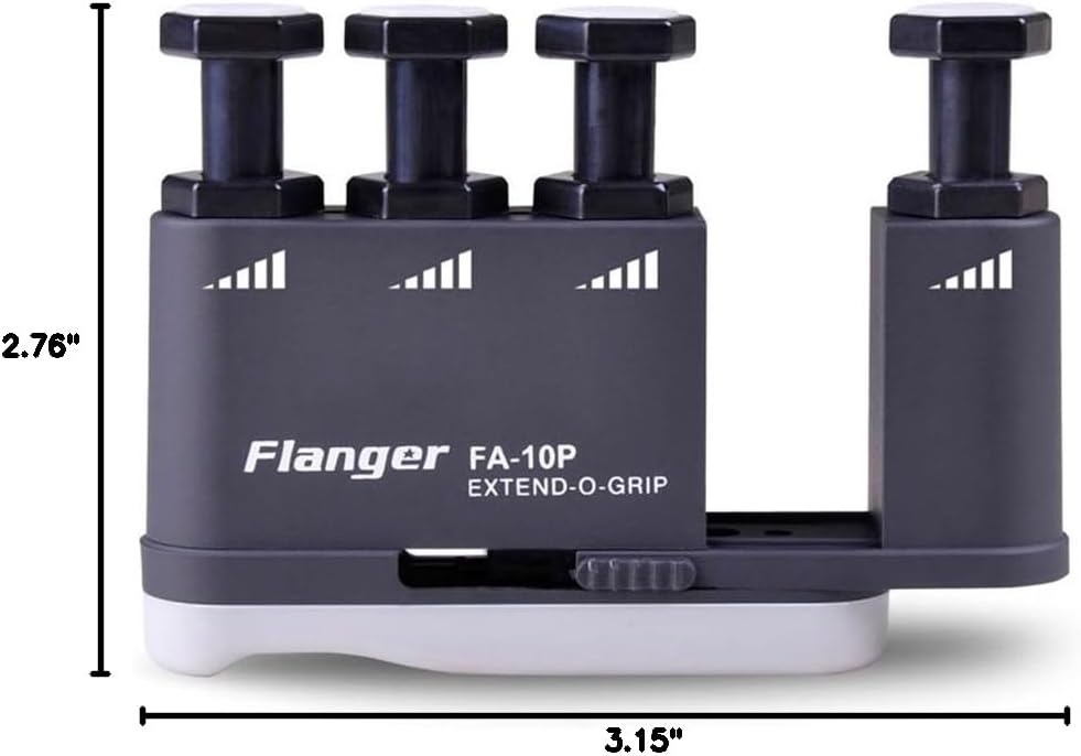 Finger Exerciser Hand Grip Strengthener Guitar Finger Grip Strength Trainer for Athletes Guitar Players Musicians & Physical Therapy Finger Training