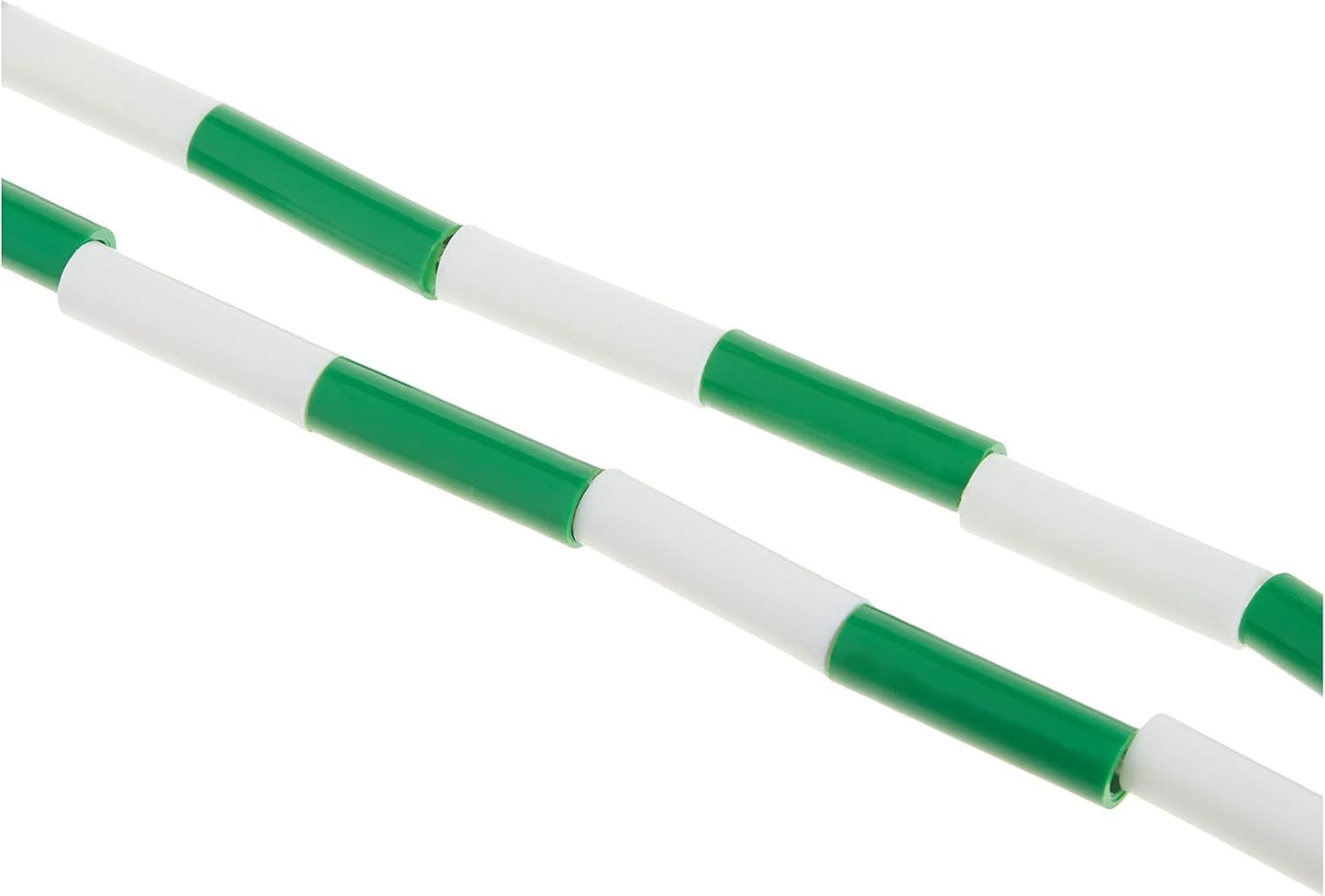 US Games Segmented Skip Rope, 16-Feet, Green/White