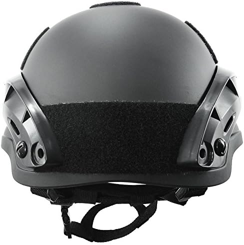 ATAIRSOFT Tactical Airsoft Paintball MICH 2002 Helmet with Side Rail & NVG Mount