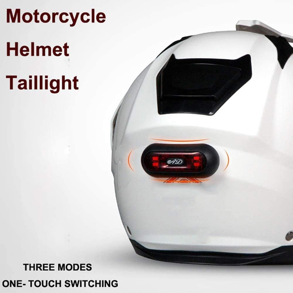 Unifizz LED Helmet Light Safty Warning Night Lamp Motorcycle Bicycle Front and Rear Headlight 1PC