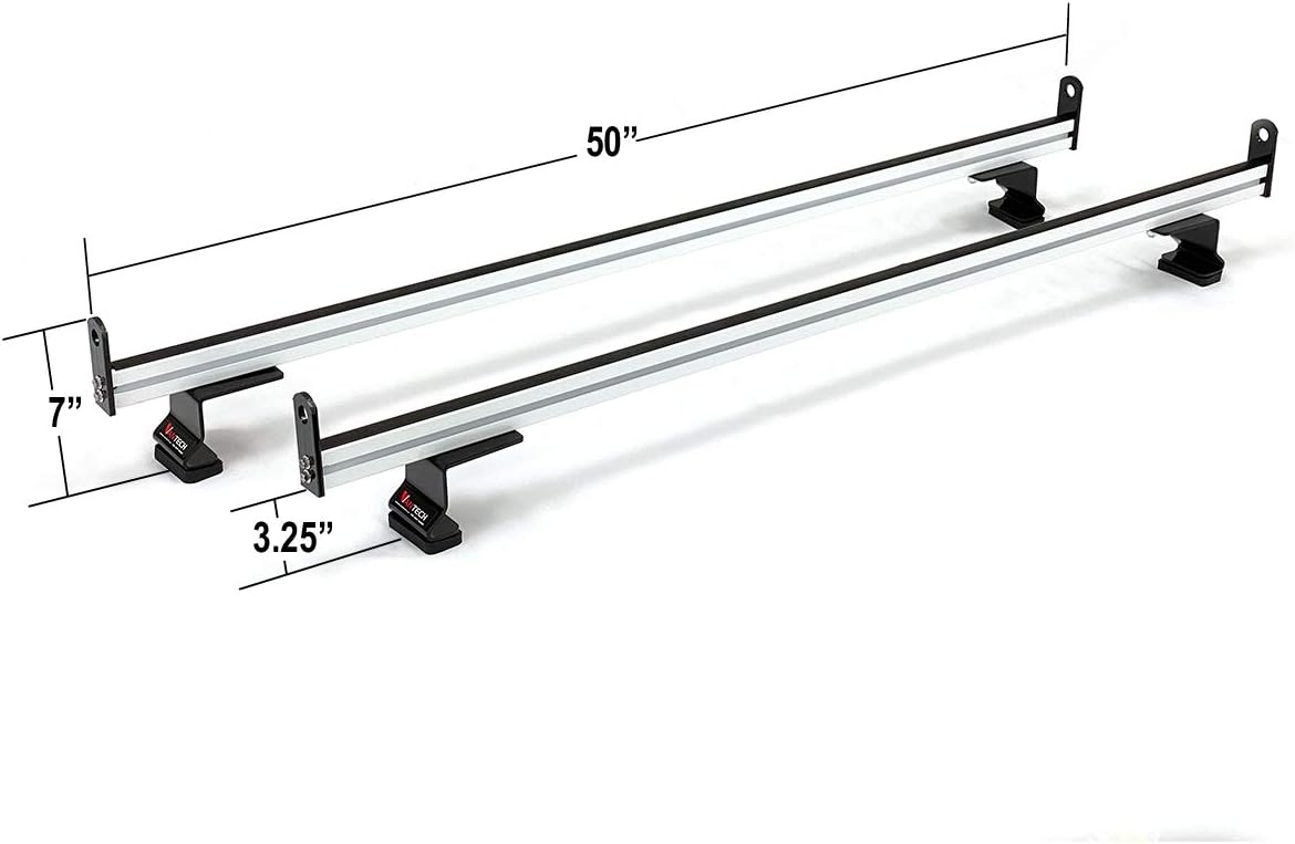 2 Bar Rack System for The Transit Connect 2014-On Black