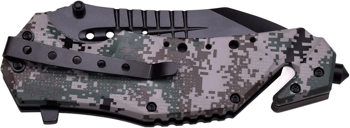 MTech USA MT-A845BK SPRING ASSISTED KNIFE, 5" Closed, Black Blade