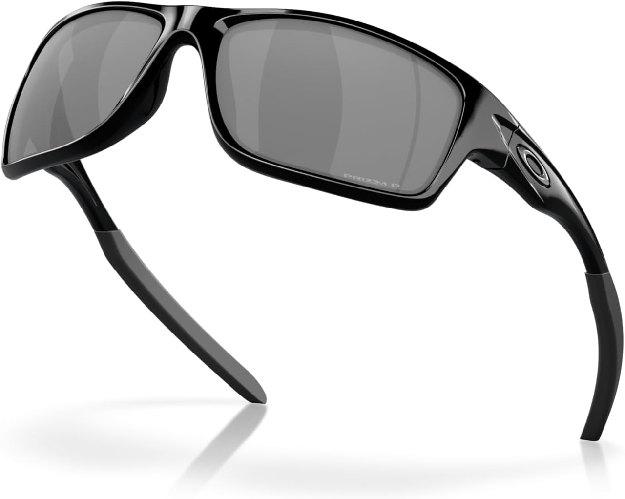 Oakley Man Sunglasses Polished Black Frame, Black Iridium Polarized Lenses, 60MM