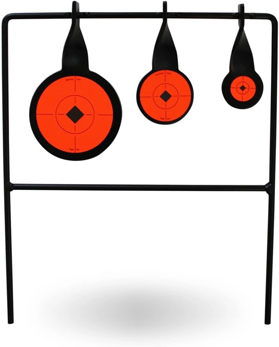 Birchwood Casey World of Targets Easy-to-Use Durable Steel Spinner Target with High Visibility Target Spots for Maintenance-Free Rifle/Handgun Shooting