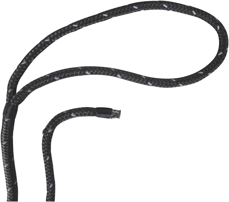 Extreme Max 3006.2463 BoatTector Double Braid Nylon Dock Line - 3/8" x 15', Black with Reflective Tracer